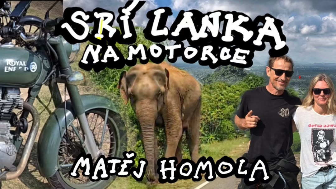 Matěj Homola s manželkou Andreou prešiel Srí Lanku na motorkách za 2 týždne